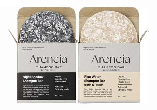 ARENCIA Shampoo Bar Duo for Hair Growth & Strenghtning
